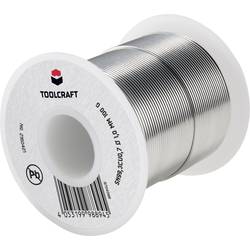 TOOLCRAFT bezolovnatý pájecí cín cívka Sn99,3Cu0,7 ROL1 100 g 1 mm