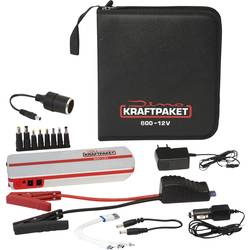Dino KRAFTPAKET systém pro rychlé startování auta 136102 Pomocný startovací proud (12 V)=300 A 2x výstup 12 V, 2x USB konektor, elektronická ochrana a ochrana