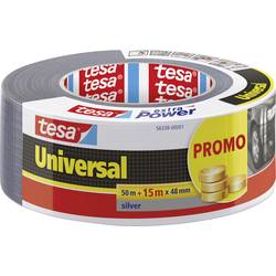 tesa UNIVERSAL 56338-00001-01 páska se skelným vláknem stříbrná (d x š) 65 m x 48 mm 1 ks