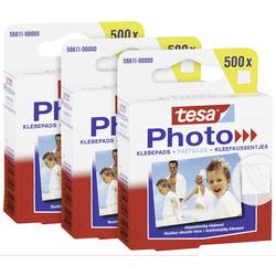 tesa Photo® Samolepicí podložky bílá Množství: 1500 ks
