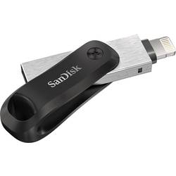 SanDisk iXpand™ Flash Drive Go USB paměť pro smartphony/tablety černá, stříbrná 256 GB USB 3.2 Gen 1 (USB 3.0), Lightning
