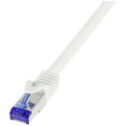 LogiLink C6A091S RJ45 CAT 6A S/FTP 10.00 m bílá 1 ks