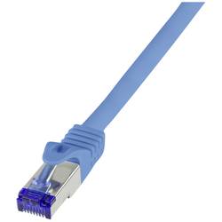 LogiLink C6A026S RJ45 CAT 6A S/FTP 0.50 m modrá 1 ks