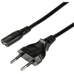 LogiLink napájecí kabel [1x Euro zástrčka - 1x IEC C7 zásuvka] 3.00 m černá
