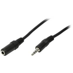 LogiLink CA1054 jack audio kabel 3.00 m černá (matná)