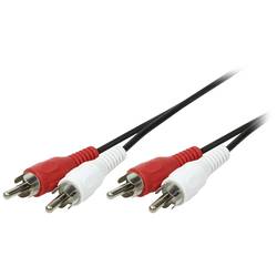 LogiLink CA1040 cinch audio kabel 5.00 m černá (matná)