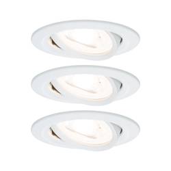 Paulmann 93467 vestavné svítidlo sada 3 ks LED GU10 19.5 W bílá (matná)