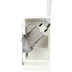 Metz Connect Steckdose perlově bílá