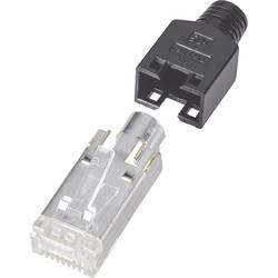 Hirose Electronic Konektor RJ45 CAT5, stíněný TM 11 zástrčka, rovná počet pólů: 8P8C černá 1 ks