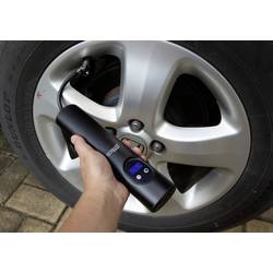 Technaxx TX-157, 4906, kompresor, 8 bar, úložný box / taška, digitální displej, vč. 1 akumulátoru, s pracovní lampou, automatické vypnutí, nabíjecí, 12 a 230 V