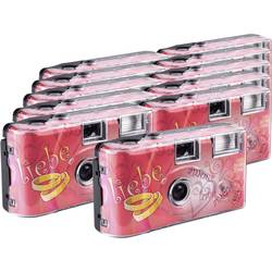 Love Hearts jednorázový fotoaparát 11 ks s vestavěným bleskem