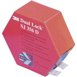 3M SJ 356D Dual Lock pásek se suchým zipem lepicí kulaté hlavičky (d x š) 5000 mm x 25 mm průsvitná 1 pár
