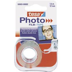 tesa Handabroller Photo® Film Tesa Photo Tape 7,5 m x 12 mm + Dispenser (d x š) 7.5 m x 12 mm transparentní Množství: 1 ks