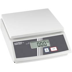Kern FCE 15K5N stolní váha 15 kg, rozlišení 5 g na baterii, přes napájecí zdroj do zásuvky, vícebarevná