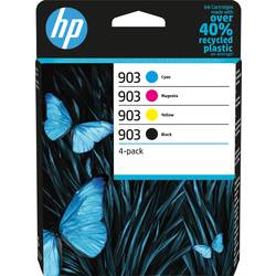 HP 903 Ink balení po 4 ks originál černá, azurová, purpurová, žlutá 6ZC73AE Inkousty