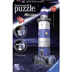 Ravensburger 3D Puzzle 12577 Leuchtturm bei Nacht 1 ks