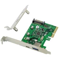 Conceptronic EMRICK USB 3.2 Gen 2 PCI-Express-Karte, 1-Port-USB-C und 1-Port-USB-A karta PCI-Express PCIe