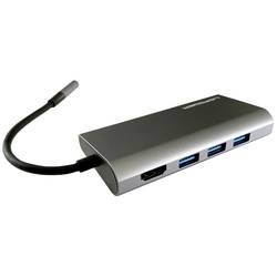 LC Power LC-HUB-C-MULTI-5 USB-C® (USB 3.1) Multiport hub antracitová, černá