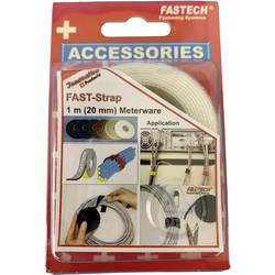 FASTECH® 910-010 pásek se suchým zipem ke spojování háčková a flaušová část (d x š) 1000 mm x 20 mm bílá 1 m