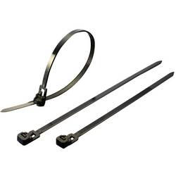 KSS 541086 HVCR250BK sada stahovacích pásek 250 mm 7.60 mm černá rozpojitelná 100 ks