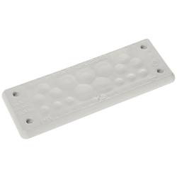 Trelleborg MH-24 F 17-2 LIGHT GREY UL94 V-0 IP65 | TPE | Screw Průchodková deska TPE, šedá, 1 ks