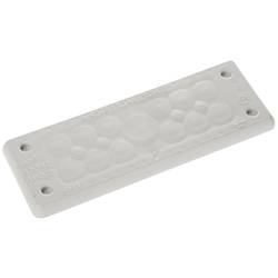 Trelleborg MH-24 F 17-3 LIGHT GREY UL94 V-0 IP65 | TPE | Screw Průchodková deska TPE, šedá, 1 ks