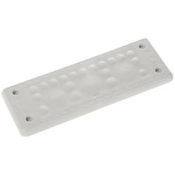 Trelleborg MH-24 F 22-1 LIGHT GREY UL94 V-0 IP65 | TPE | Screw Průchodková deska TPE, šedá, 1 ks