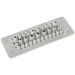 Trelleborg MH-24 F 31-1 LIGHT GREY UL94 V-0 IP65 | TPE | Screw TPE, šedá, 1 ks