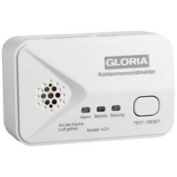 Gloria KO1 detektor oxidu uhelnatého na baterii Detekováno oxidu uhelnatého (CO)