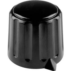 Mentor 4312.6133 4312.6133 otočný knoflík s ukazatelem černá (Ø x v) 28 mm x 18.5 mm 1 ks