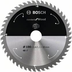Bosch Accessories Bosch 2608837710 tvrdokovový pilový kotouč 190 x 30 mm Počet zubů (na palec): 48 1 ks