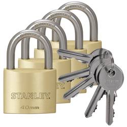 STANLEY S742-038 visací zámek 40 mm zámky se stejným klíčem na klíč
