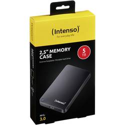 Intenso Memory Case 5 TB externí HDD 6,35 cm (2,5) USB 3.2 (Gen 1x1) černá 6021513