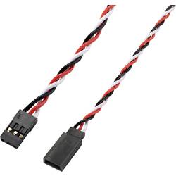 Reely servo prodlužovací kabel [1x JR zásuvka - 1x Futaba zástrčka] 50 cm 0.35 mm² kroucený 10 ks