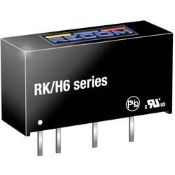 RECOM RK-2415S/H6 DC/DC měnič napětí do DPS 15 66 mA 1 W Počet výstupů: 1 x Obsah 1 ks