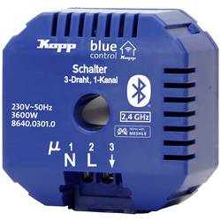 BC.Schaltakt.3D.1Kan. Blue-Control 1kanálový spínač pohonu Spínací výkon (max.) 3600 W modrá
