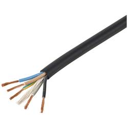 TRU COMPONENTS TC-11594960 kabel s gumovou izolací H07RN-F 5 x 6 mm² černá metrové zboží