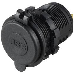 VOLTCRAFT Dvojitá USB zásuvka 12 - 24 V, 4,8 A, s ochranným krytem 12/24 V