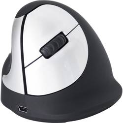 R-GO Tools RGOHEWLL ergonomická myš bezdrátový Velikost XS-XXL: M optická černá, stříbrná 4 tlačítko 1750 dpi ergonomická