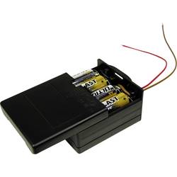MPD BK-6049 úložný box na baterie 8x AA kabel (d x š x v) 71.8 x 65.28 x 37.08 mm