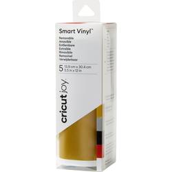 Cricut Joy Smart Vinyl Removable fólie stříbrná, zlatá, černá, červená, bílá
