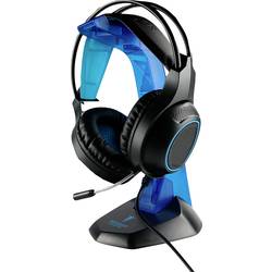 Berserker Gaming FRODI Gaming Sluchátka Over Ear kabelová stereo černá, modrá