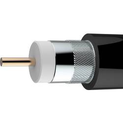 Axing SKB 11-03 koaxiální kabel vnější Ø: 10.40 mm 75 Ω 90 dB černá metrové zboží