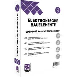 TRU COMPONENTS T1806P018 keramický kondenzátor SMD 0402 50 V 10 % (d x š) 1.0 mm x 0.5 mm 1000 díly Tape cut