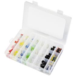 TRU COMPONENTS sada LED červená, modrá, zelená, žlutá, studená bílá, teplá bílá kulatý 3 mm, 5 mm, 8 mm 30 ° 7.5 mA, 8 mA 3 V, 15 V