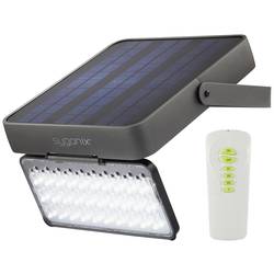 Sygonix venkovní solární nástěnné osvětlení SY-5275988 SMD LED 30 W neutrální bílá černá