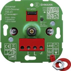 Ehmann 5500x0100 otočný stmívač Vhodné pro svítidlo: LED žárovka, halogenová žárovka, žárovka