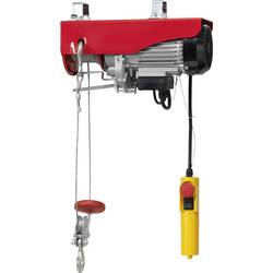 elektrický lanový kladkostroj TOOLCRAFT 1553741, 200 kg/400 kg, zdvih 18000 mm/9000 mm