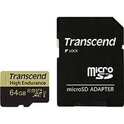 Transcend High Endurance paměťová karta microSDHC 16 GB Class 10 vč. SD adaptéru
