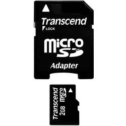 Transcend TS2GUSD paměťová karta microSD 2 GB Class 2 vč. SD adaptéru